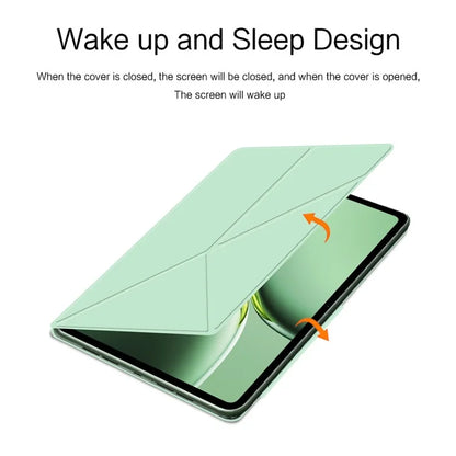 For OnePlus Pad Go Case PU Leather Magnetic Tablet Cover with Origami Stand
