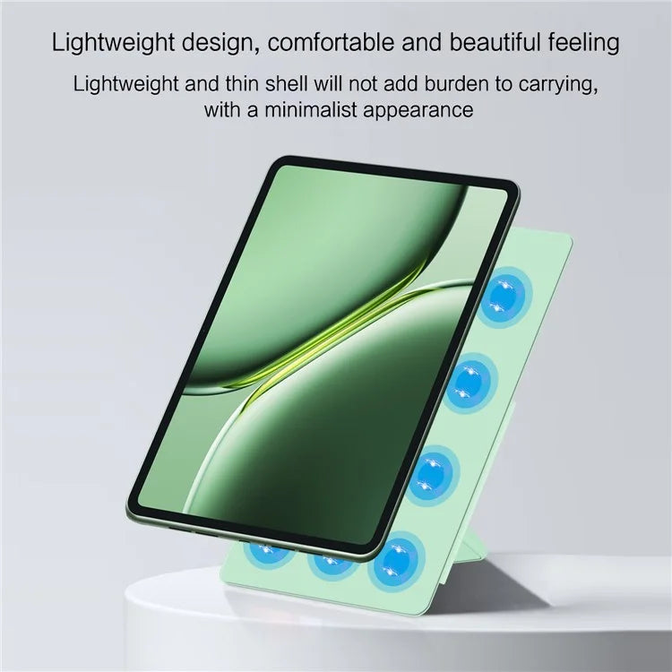 For OnePlus Pad Go Case PU Leather Magnetic Tablet Cover with Origami Stand
