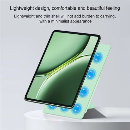 For OnePlus Pad Go Case PU Leather Magnetic Tablet Cover with Origami Stand
