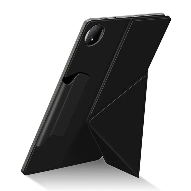 For Honor MagicPad 2 12.3 Leather Case Origami Stand Magnetic Tablet Cover Auto Wake / Skeep