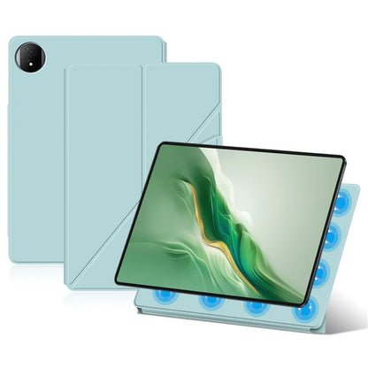 For Honor MagicPad 2 12.3 Leather Case Origami Stand Magnetic Tablet Cover Auto Wake / Skeep