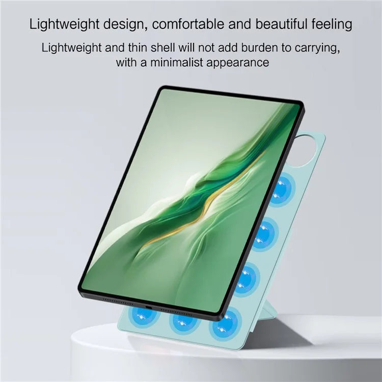 For Honor MagicPad 2 12.3 Leather Case Origami Stand Magnetic Tablet Cover Auto Wake / Skeep