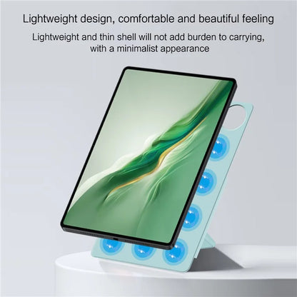 For Honor MagicPad 2 12.3 Leather Case Origami Stand Magnetic Tablet Cover Auto Wake / Skeep