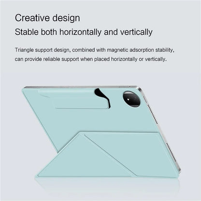 For Honor MagicPad 2 12.3 Leather Case Origami Stand Magnetic Tablet Cover Auto Wake / Skeep