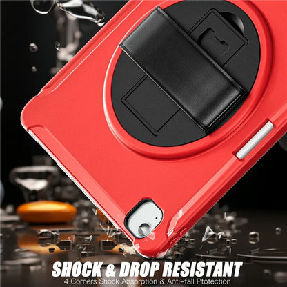 For iPad Air 13 (2024) / iPad Pro 12.9 (2022) / (2021) / (2020) / (2018) Case Kickstand PC+TPU+Silicone Cover with Pen Slot