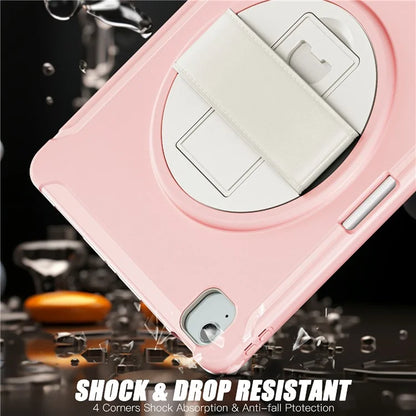 For iPad Air 13 (2024) / iPad Pro 12.9 (2022) / (2021) / (2020) / (2018) Case Kickstand PC+TPU+Silicone Cover with Pen Slot