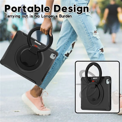 For iPad Air 13 (2024) / iPad Pro 12.9 (2022) / (2021) / (2020) / (2018) Case Hand Grip Kickstand PC+TPU Cover with Pen Slot
