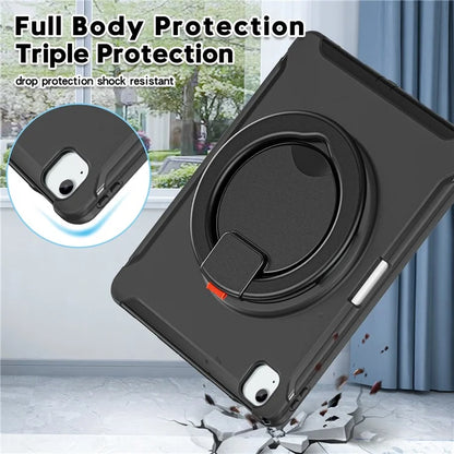 For iPad Air 13 (2024) / iPad Pro 12.9 (2022) / (2021) / (2020) / (2018) Case Hand Grip Kickstand PC+TPU Cover with Pen Slot