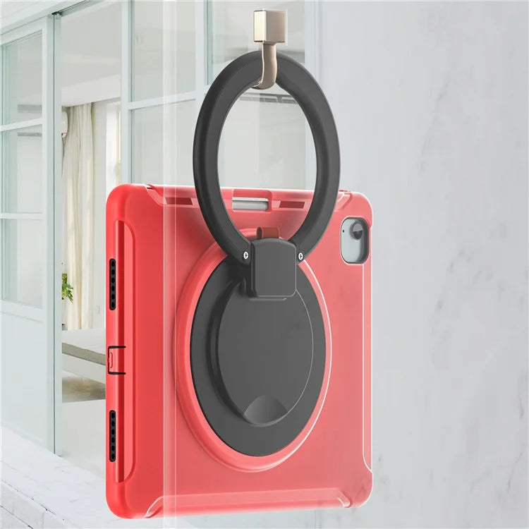For iPad Air 13 (2024) / iPad Pro 12.9 (2022) / (2021) / (2020) / (2018) Case Hand Grip Kickstand PC+TPU Cover with Pen Slot