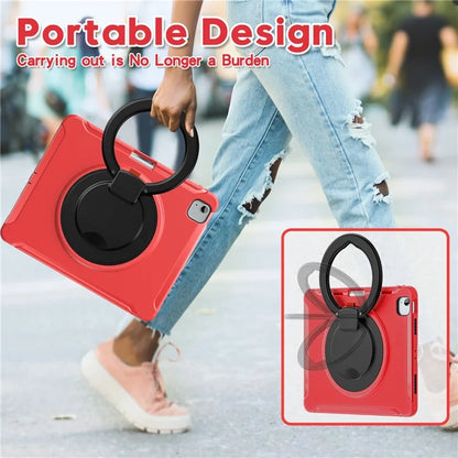 For iPad Air 13 (2024) / iPad Pro 12.9 (2022) / (2021) / (2020) / (2018) Case Hand Grip Kickstand PC+TPU Cover with Pen Slot