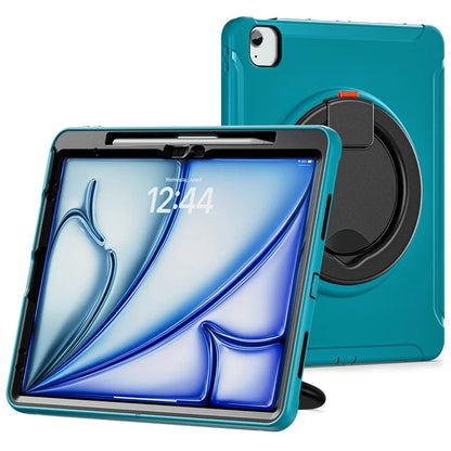 For iPad Air 13 (2024) / iPad Pro 12.9 (2022) / (2021) / (2020) / (2018) Case Hand Grip Kickstand PC+TPU Cover with Pen Slot