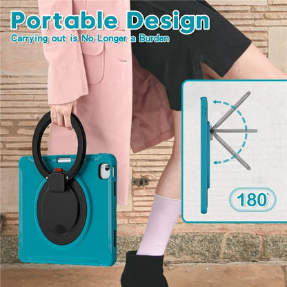 For iPad Air 13 (2024) / iPad Pro 12.9 (2022) / (2021) / (2020) / (2018) Case Hand Grip Kickstand PC+TPU Cover with Pen Slot