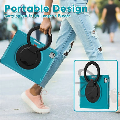 For iPad Air 13 (2024) / iPad Pro 12.9 (2022) / (2021) / (2020) / (2018) Case Hand Grip Kickstand PC+TPU Cover with Pen Slot