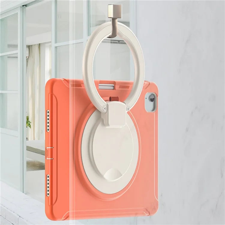 For iPad Air 13 (2024) / iPad Pro 12.9 (2022) / (2021) / (2020) / (2018) Case Hand Grip Kickstand PC+TPU Cover with Pen Slot