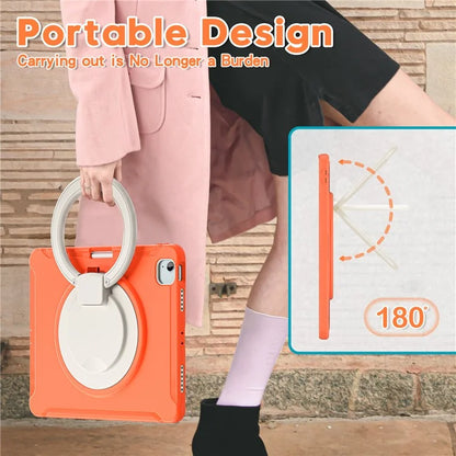 For iPad Air 13 (2024) / iPad Pro 12.9 (2022) / (2021) / (2020) / (2018) Case Hand Grip Kickstand PC+TPU Cover with Pen Slot