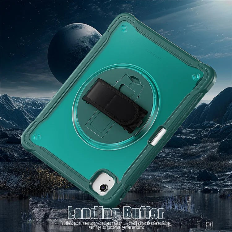 For iPad Air 11 (2024) / Air (2022) / (2020) / iPad Pro 11 (2022) / (2021) / (2020) / (2018) Case Hand Strap Kickstand Cover