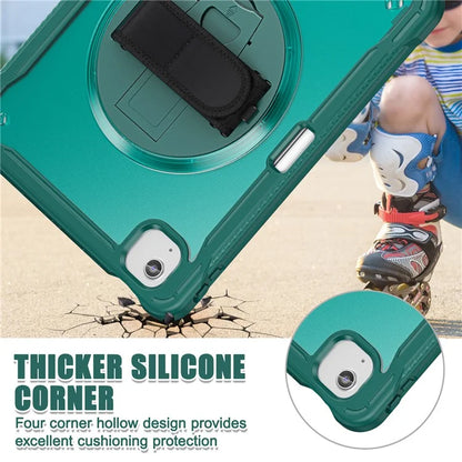 For iPad Air 11 (2024) / Air (2022) / (2020) / iPad Pro 11 (2022) / (2021) / (2020) / (2018) Case Hand Strap Kickstand Cover