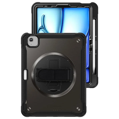 For iPad Air 11 (2024) / Air (2022) / (2020) / iPad Pro 11 (2022) / (2021) / (2020) / (2018) Case Hand Strap Kickstand Cover