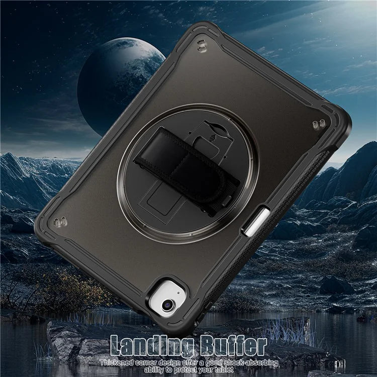 For iPad Air 11 (2024) / Air (2022) / (2020) / iPad Pro 11 (2022) / (2021) / (2020) / (2018) Case Hand Strap Kickstand Cover