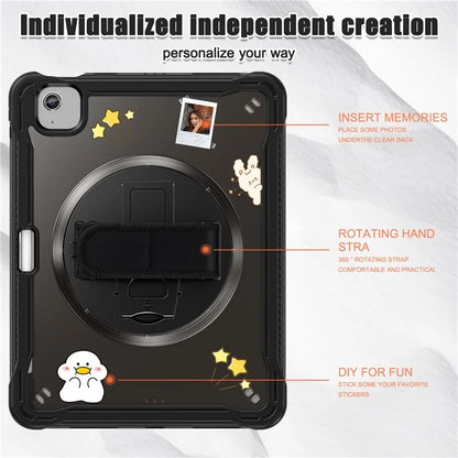 For iPad Air 11 (2024) / Air (2022) / (2020) / iPad Pro 11 (2022) / (2021) / (2020) / (2018) Case Hand Strap Kickstand Cover