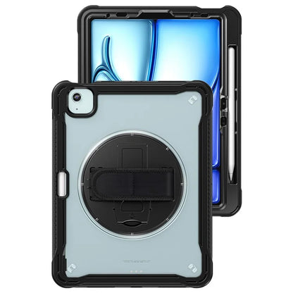 For iPad Air 11 (2024) / Air (2022) / (2020) / iPad Pro 11 (2022) / (2021) / (2020) / (2018) Case Hand Strap Kickstand Cover