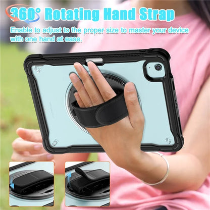 For iPad Air 11 (2024) / Air (2022) / (2020) / iPad Pro 11 (2022) / (2021) / (2020) / (2018) Case Hand Strap Kickstand Cover