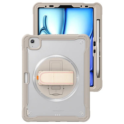 For iPad Air 11 (2024) / Air (2022) / (2020) / iPad Pro 11 (2022) / (2021) / (2020) / (2018) Case Hand Strap Kickstand Cover