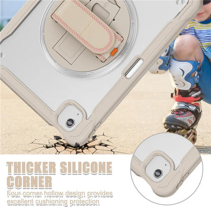 For iPad Air 11 (2024) / Air (2022) / (2020) / iPad Pro 11 (2022) / (2021) / (2020) / (2018) Case Hand Strap Kickstand Cover