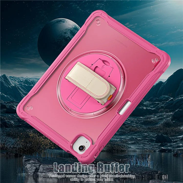For iPad Air 11 (2024) / Air (2022) / (2020) / iPad Pro 11 (2022) / (2021) / (2020) / (2018) Case Hand Strap Kickstand Cover