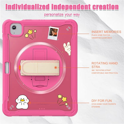 For iPad Air 11 (2024) / Air (2022) / (2020) / iPad Pro 11 (2022) / (2021) / (2020) / (2018) Case Hand Strap Kickstand Cover