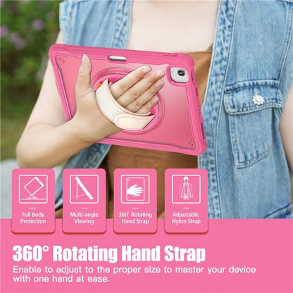 For iPad Air 11 (2024) / Air (2022) / (2020) / iPad Pro 11 (2022) / (2021) / (2020) / (2018) Case Hand Strap Kickstand Cover