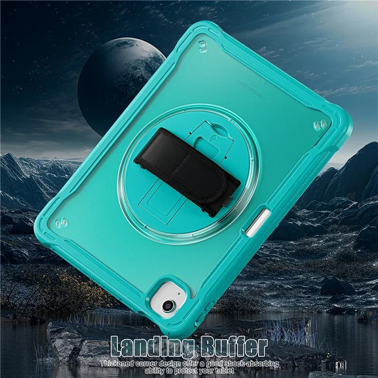 For iPad Air 11 (2024) / Air (2022) / (2020) / iPad Pro 11 (2022) / (2021) / (2020) / (2018) Case Hand Strap Kickstand Cover