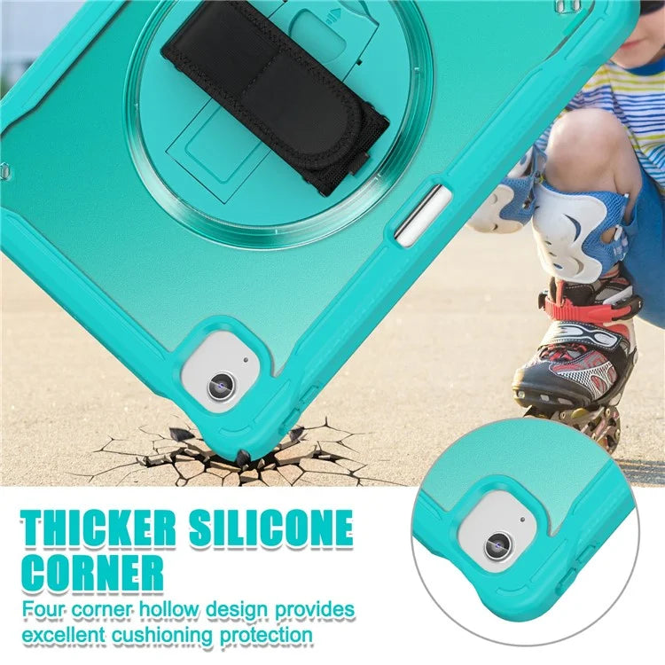 For iPad Air 11 (2024) / Air (2022) / (2020) / iPad Pro 11 (2022) / (2021) / (2020) / (2018) Case Hand Strap Kickstand Cover