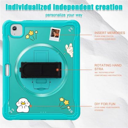 For iPad Air 11 (2024) / Air (2022) / (2020) / iPad Pro 11 (2022) / (2021) / (2020) / (2018) Case Hand Strap Kickstand Cover