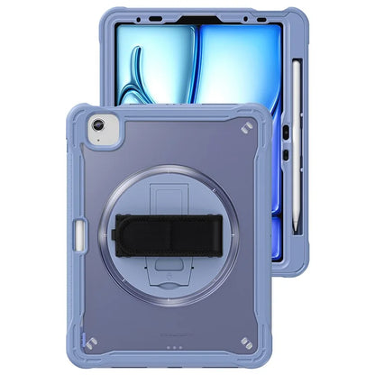 For iPad Air 11 (2024) / Air (2022) / (2020) / iPad Pro 11 (2022) / (2021) / (2020) / (2018) Case Hand Strap Kickstand Cover