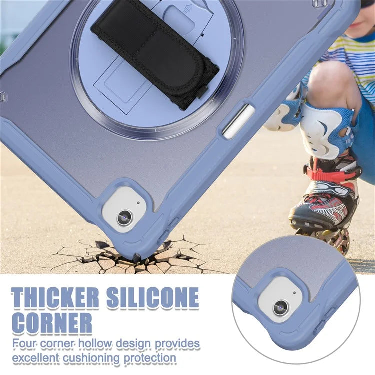 For iPad Air 11 (2024) / Air (2022) / (2020) / iPad Pro 11 (2022) / (2021) / (2020) / (2018) Case Hand Strap Kickstand Cover