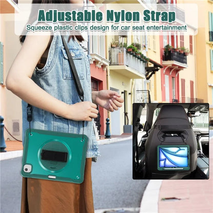 For iPad Air 11 (2024) / Air (2022) / (2020) / iPad Pro 11 (2022) / (2021) / (2020) / (2018) Case Kickstand Cover with Shoulder Strap