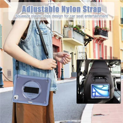 For iPad Air 11 (2024) / Air (2022) / (2020) / iPad Pro 11 (2022) / (2021) / (2020) / (2018) Case Kickstand Cover with Shoulder Strap