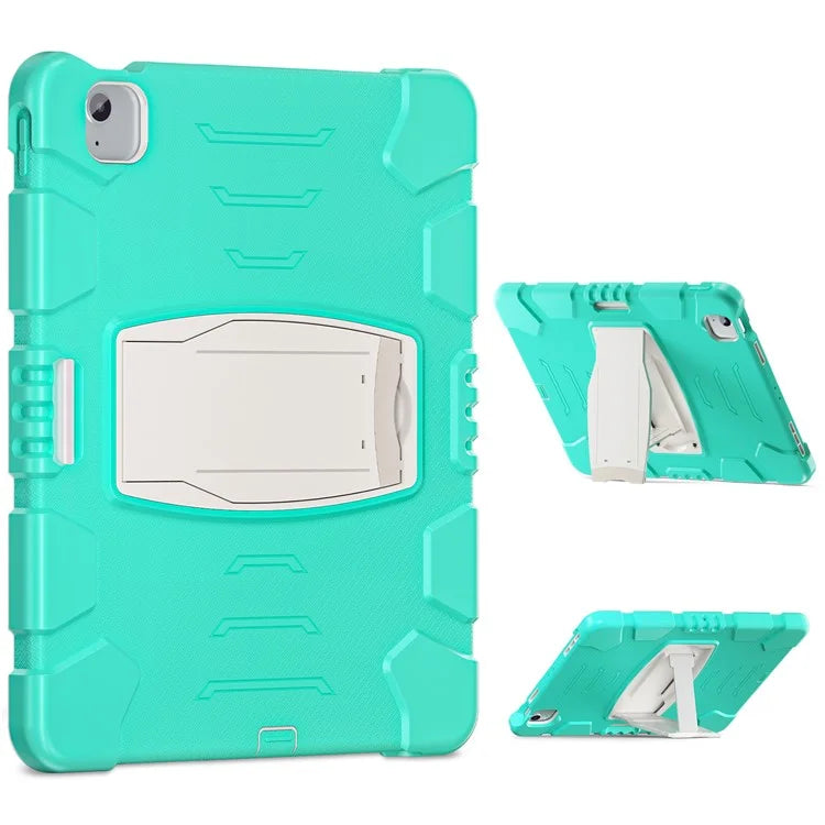 For iPad Air 13 (2024) / iPad Pro 12.9 (2022) / (2021) / (2020) / (2018) Case PC+Silicone Kickstand Tablet Cover