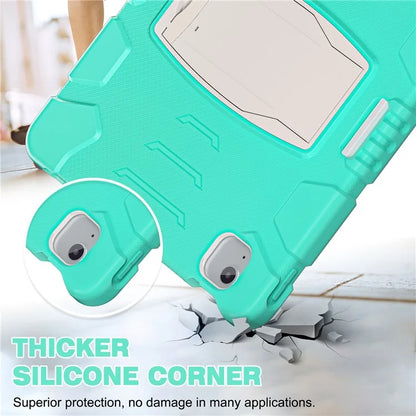 For iPad Air 13 (2024) / iPad Pro 12.9 (2022) / (2021) / (2020) / (2018) Case PC+Silicone Kickstand Tablet Cover
