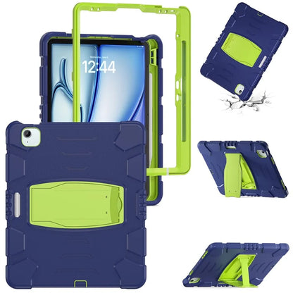 For iPad Air 13 (2024) / iPad Pro 12.9 (2022) / (2021) / (2020) / (2018) Case PC+Silicone Kickstand Tablet Cover