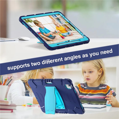 For iPad Air 13 (2024) / iPad Pro 12.9 (2022) / (2021) / (2020) / (2018) Case PC+Silicone Kickstand Tablet Cover