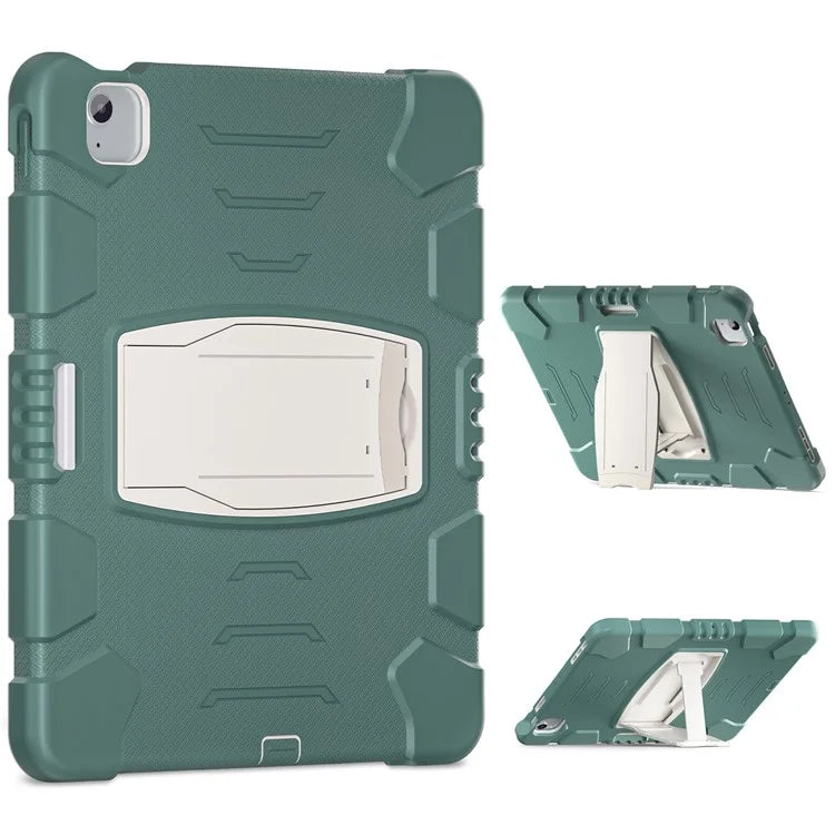 For iPad Air 13 (2024) / iPad Pro 12.9 (2022) / (2021) / (2020) / (2018) Case PC+Silicone Kickstand Tablet Cover