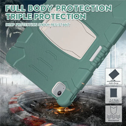 For iPad Air 13 (2024) / iPad Pro 12.9 (2022) / (2021) / (2020) / (2018) Case PC+Silicone Kickstand Tablet Cover