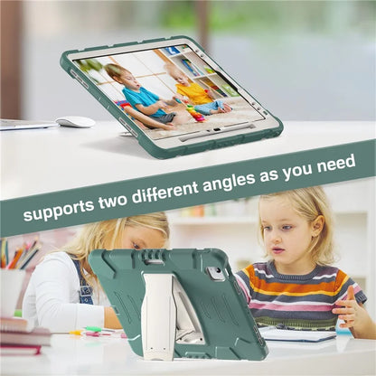 For iPad Air 13 (2024) / iPad Pro 12.9 (2022) / (2021) / (2020) / (2018) Case PC+Silicone Kickstand Tablet Cover