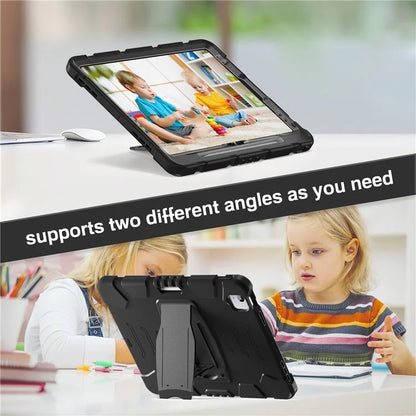 For iPad Air 13 (2024) / iPad Pro 12.9 (2022) / (2021) / (2020) / (2018) Case PC+Silicone Kickstand Tablet Cover