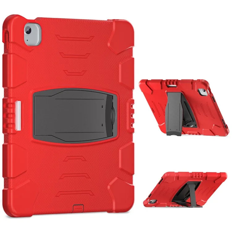 For iPad Air 13 (2024) / iPad Pro 12.9 (2022) / (2021) / (2020) / (2018) Case PC+Silicone Kickstand Tablet Cover