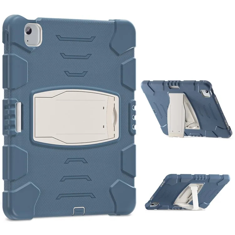 For iPad Air 13 (2024) / iPad Pro 12.9 (2022) / (2021) / (2020) / (2018) Case PC+Silicone Kickstand Tablet Cover