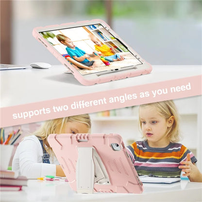 For iPad Air 13 (2024) / iPad Pro 12.9 (2022) / (2021) / (2020) / (2018) Case PC+Silicone Kickstand Tablet Cover