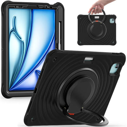For iPad Air 11 (2024) / Air (2022) / (2020) / iPad Pro 11 (2022) / (2021) / (2020) / (2018) Case Hand Grip Kickstand Tablet Cover